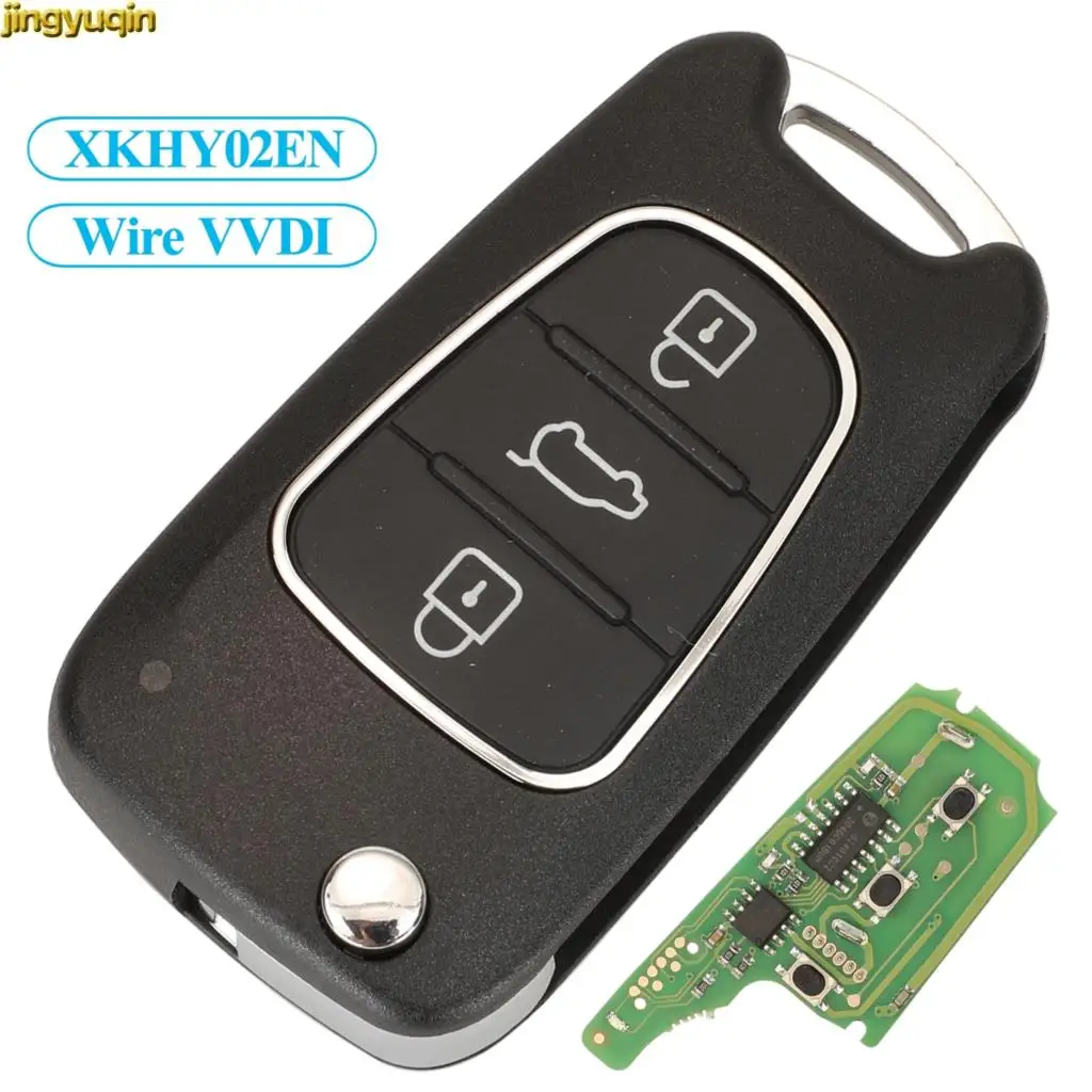 Jingyuqin 5pcs XKHY02EN VVDI2 Mini Key Tool For Hyundai Type Xhorse VVDI Wire Remote Flip Car Key Control Universal 3 Buttons
Jingyuqin 5pcs XKHY02EN VVDI2 Mini Key Tool For Hyundai Type Xhorse VVDI Wire Remote Flip Car Key Control Universal 3 Buttons