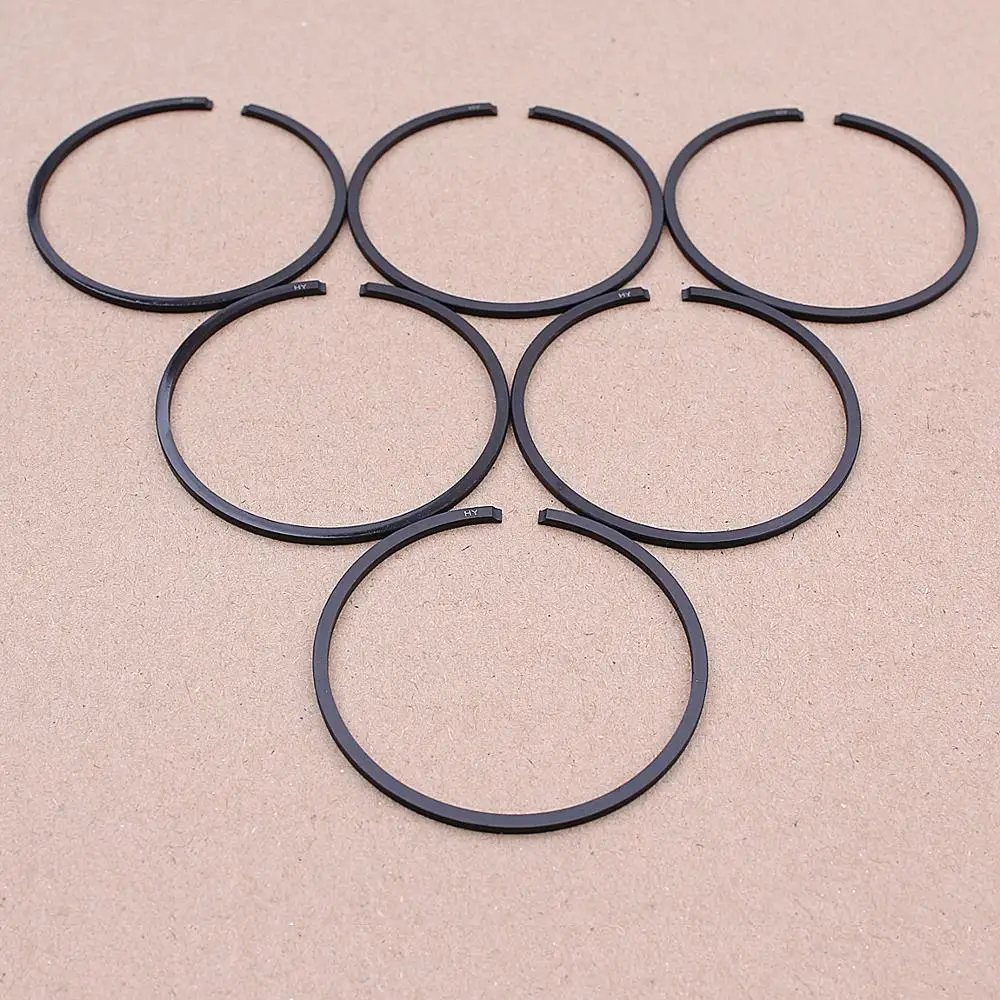 6pcs Piston Ring Kit 47mm x 1.5mm For Husqvarna 455 455E 455 460 Rancher Chainsaw Spare Garden Tool Parts
6pcs Piston Ring Kit 47mm x 1.5mm For Husqvarna 455 455E 455 460 Rancher Chainsaw Spare Garden Tool Parts
