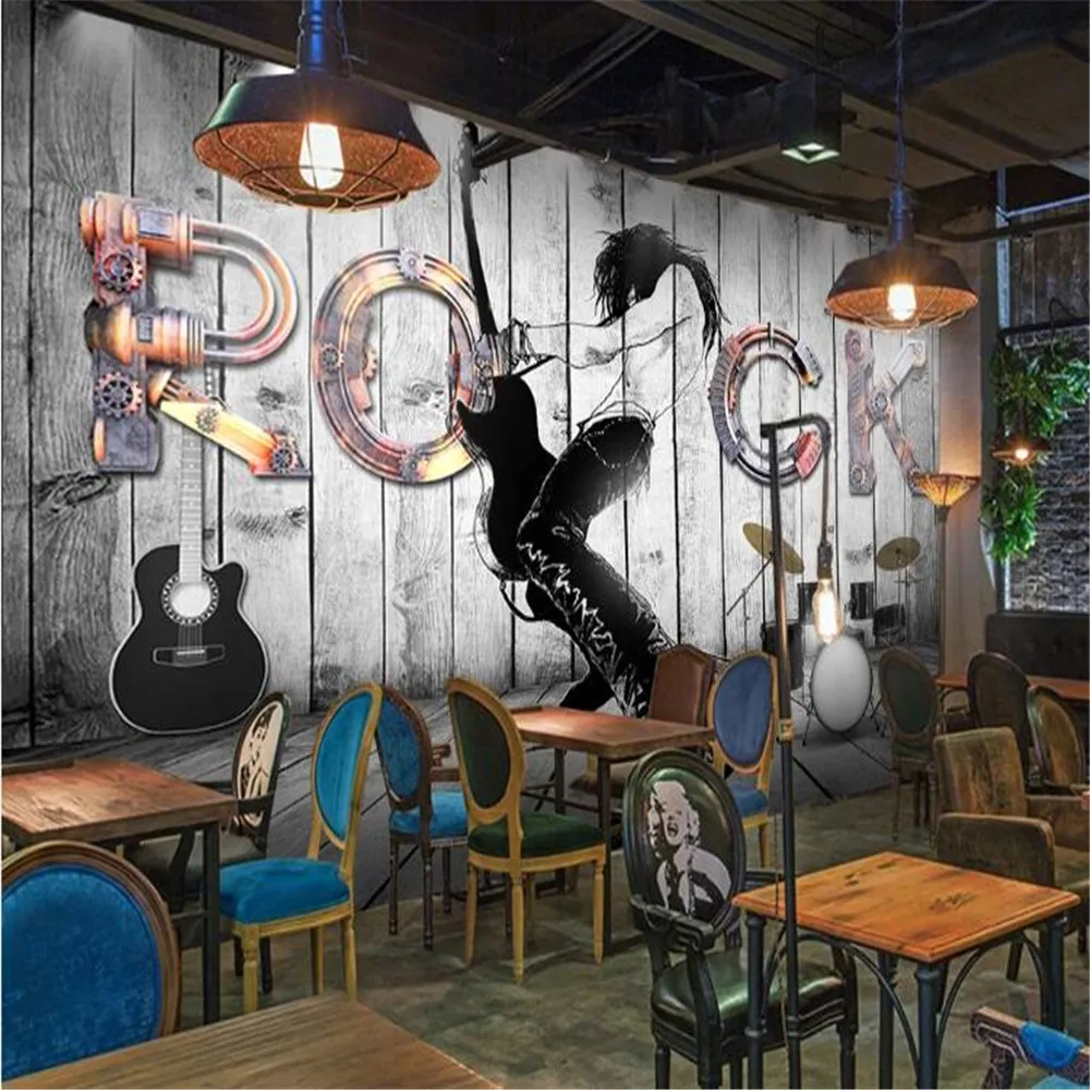 Milofi custom wallpaper mural decoration painting trend rock music background wall
Milofi custom wallpaper mural decoration painting trend rock music background wall