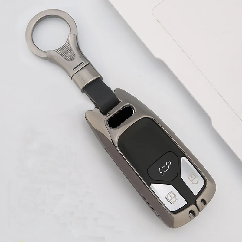Zinc Alloy Car Key Case Cover/ Key Shell Holder For Audi A4 B9 Q7 4m TT TTS 8s 2016 2017 Auto Smart Key Accessories
Zinc Alloy Car Key Case Cover/ Key Shell Holder For Audi A4 B9 Q7 4m TT TTS 8s 2016 2017 Auto Smart Key Accessories