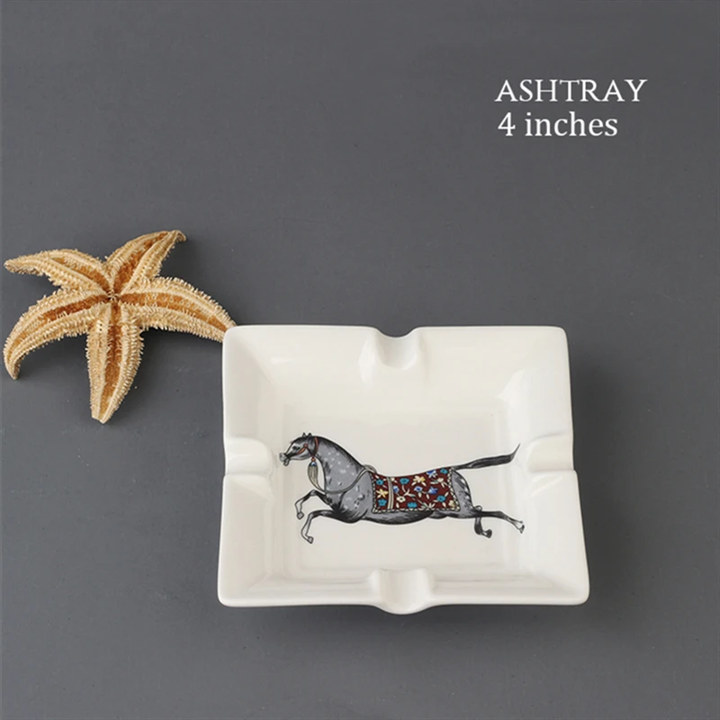 Square Bone Porcelain Ashtray European Style Creative Ceramic Ashtray Home Gift Small Ashtray
Square Bone Porcelain Ashtray European Style Creative Ceramic Ashtray Home Gift Small Ashtray