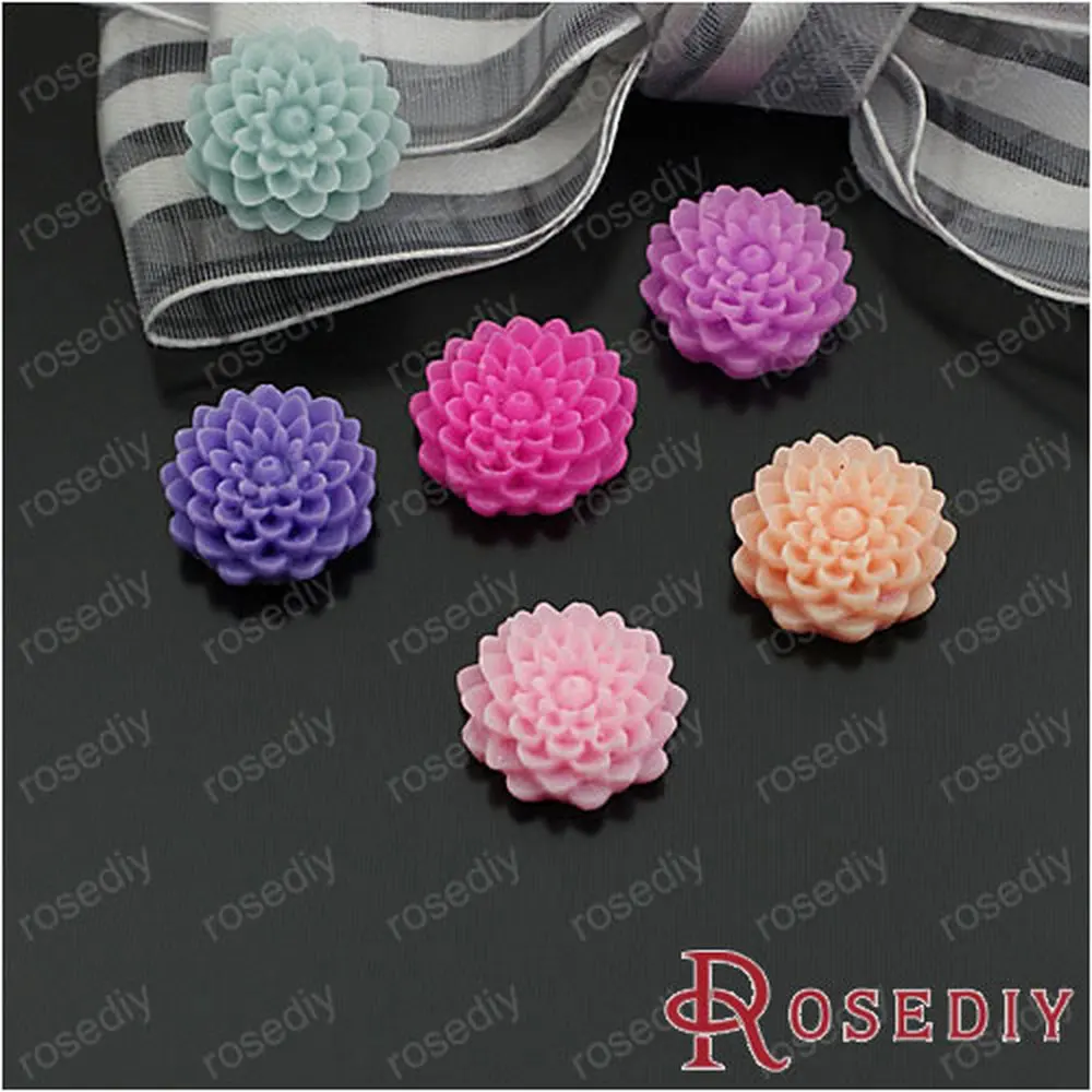 Wholesale 15mm Mix Colors Dahlia Flower Resin Flat Bottom Beads Diy Jewelry Findings Accessories 20 pieces(JM5001)
Wholesale 15mm Mix Colors Dahlia Flower Resin Flat Bottom Beads Diy Jewelry Findings Accessories 20 pieces(JM5001)