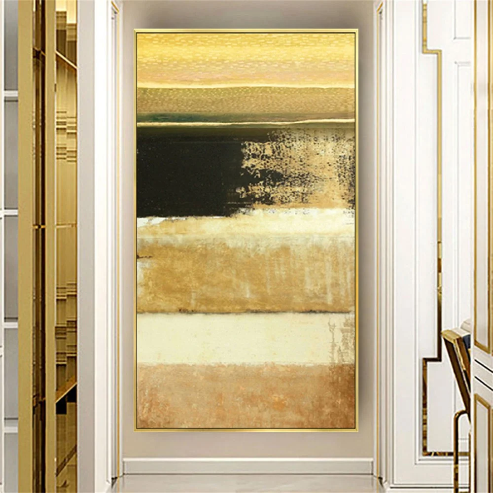 100% Hand Drawn Oil Painting Abstract Gold Textured Canvas Picture Acrylic Pattern Home Wall Art Decor Living Room Mural Exhibit
100% Hand Drawn Oil Painting Abstract Gold Textured Canvas Picture Acrylic Pattern Home Wall Art Decor Living Room Mural Exhibit