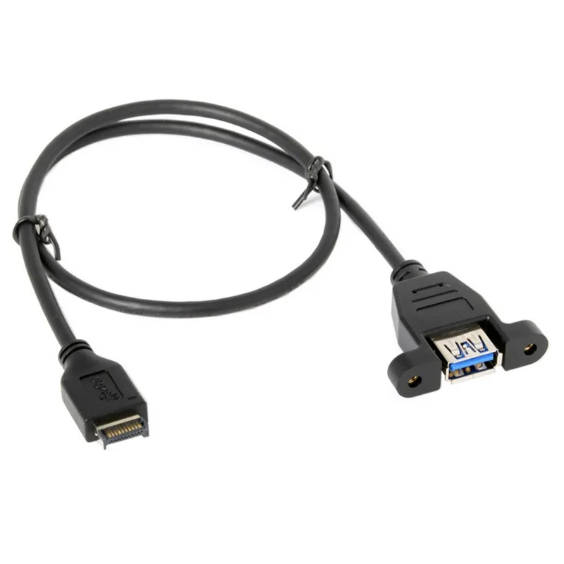 50cm USB 3.1 type-c Front Panel male to USB 3.0 Type A Female Extension Cable Panel Mount W/ screw for Desktop asus motherboard
50cm USB 3.1 type-c Front Panel male to USB 3.0 Type A Female Extension Cable Panel Mount W/ screw for Desktop asus motherboard