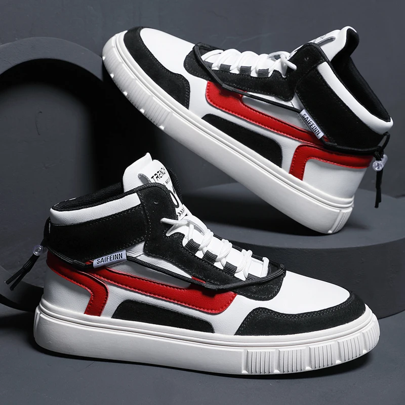 New Autumn&winter Men Boots Retro Basketball Sport Shoes Leather Comfortable Male Ankle Boots Flat Casual Sneakers for Men
New Autumn&winter Men Boots Retro Basketball Sport Shoes Leather Comfortable Male Ankle Boots Flat Casual Sneakers for Men