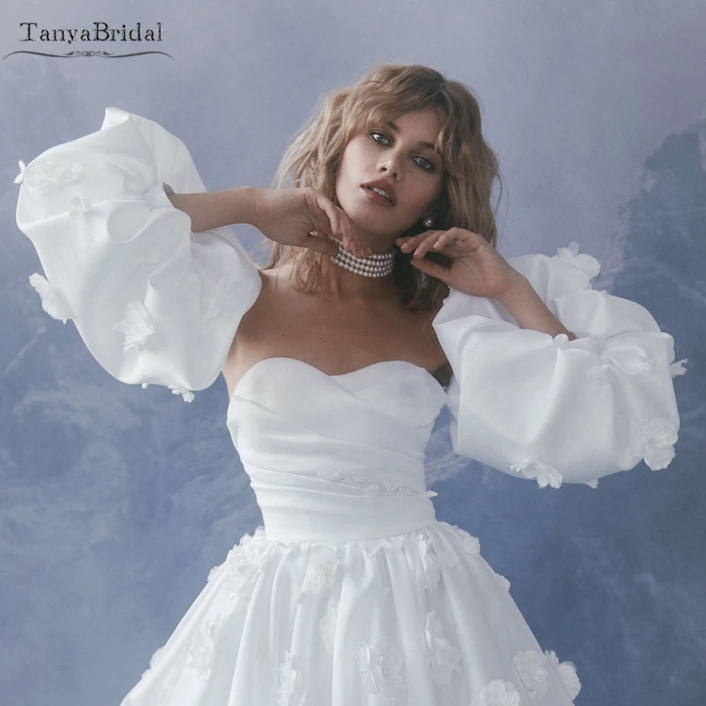 Cloud Puff Съемные рукава Wieh 3D цветы Модные мечтательные свадебные рукава без пальцев Chic DG042
Cloud Puff Съемные рукава Wieh 3D цветы Модные мечтательные свадебные рукава без пальцев Chic DG042