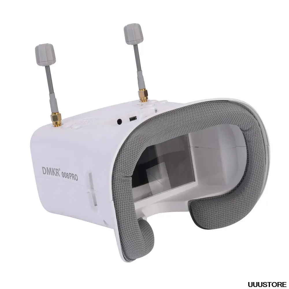 DMKR 008 PRO FPV Goggle with 5.8GHz 40ch Receiver 3.7V/2000mAh Battery 4.3 inch HD LCD 16:9 for RC Racing Micro BWhoop Drone
DMKR 008 PRO FPV Goggle with 5.8GHz 40ch Receiver 3.7V/2000mAh Battery 4.3 inch HD LCD 16:9 for RC Racing Micro BWhoop Drone
