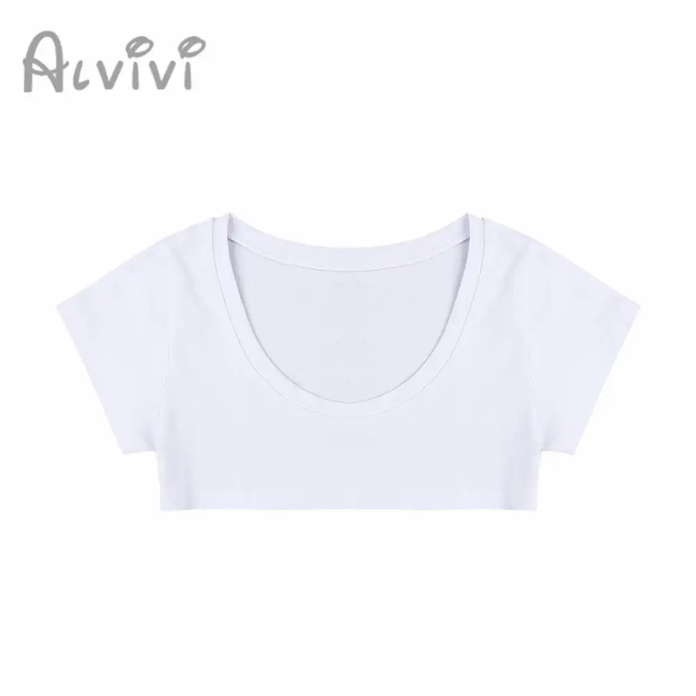 Kawaii Lingerie Cotton Fabric T-shirt Tops Japanese Girl Underwear Solid Color Ultra Short Exposed Navel Short Sleeve T-shirt
Kawaii Lingerie Cotton Fabric T-shirt Tops Japanese Girl Underwear Solid Color Ultra Short Exposed Navel Short Sleeve T-shirt