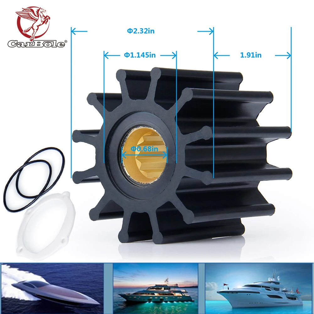 CARBOLE High Quality Water Pump Impeller Repair Kit Replaces For Johnson 09-812B Sierra Indmar MC97 Raw
CARBOLE High Quality Water Pump Impeller Repair Kit Replaces For Johnson 09-812B Sierra Indmar MC97 Raw
