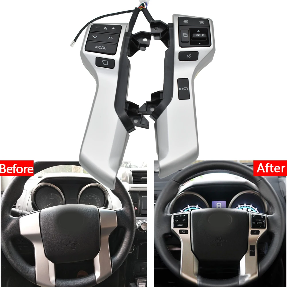 Кнопка управления рулевым колесом в сборе, для Toyota Land Cruiser Prado, Bluetooth, управление рулевым колесом 84250-60160
Кнопка управления рулевым колесом в сборе, для Toyota Land Cruiser Prado, Bluetooth, управление рулевым колесом 84250-60160