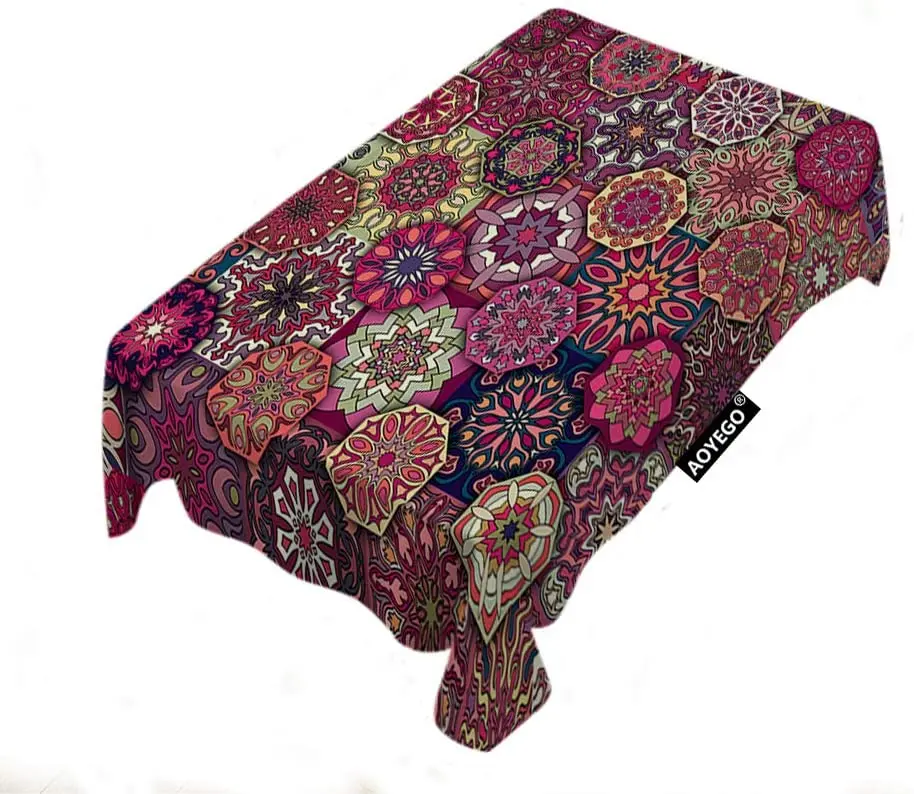 Circle Rectangle Tablecloth Floral Geometric Square Round Bohemian Batik Dot Color for Kitchen Holiday Dinner Hotel Restaurant
Circle Rectangle Tablecloth Floral Geometric Square Round Bohemian Batik Dot Color for Kitchen Holiday Dinner Hotel Restaurant