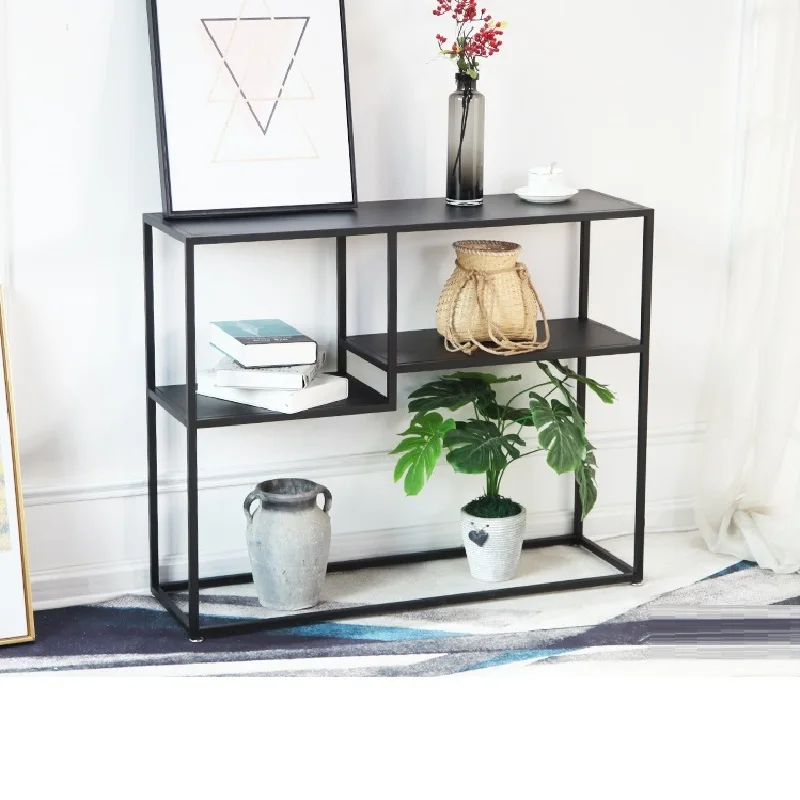 Industrial Style Wrought Multi-Layer Iron Storage Rack, Narrow Partition against the Wall Shelf Bookshelf, Floor Console Table
Industrial Style Wrought Multi-Layer Iron Storage Rack, Narrow Partition against the Wall Shelf Bookshelf, Floor Console Table