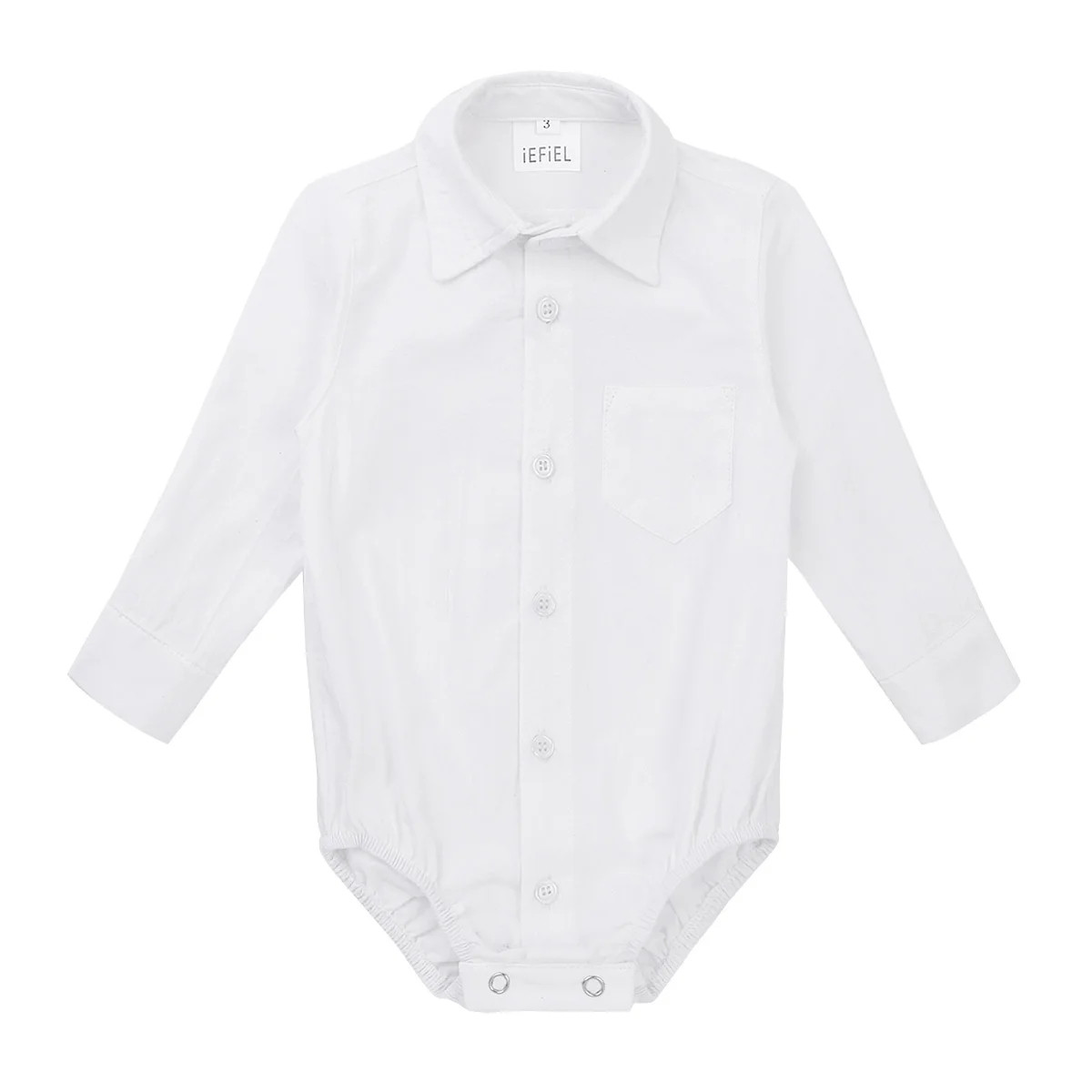 Infant Baby Boy Formal Gentleman Shirt White Newborn Boys Wedding Party Clothes Toddler Kids Long Sleeve Body Jumpsuit Rompers
Infant Baby Boy Formal Gentleman Shirt White Newborn Boys Wedding Party Clothes Toddler Kids Long Sleeve Body Jumpsuit Rompers