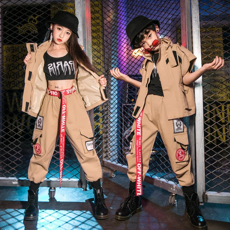 Top And Pants Set Children Hiphop Street Dancewear Suit Kids Girls Boys Jazz HipHop Dance Costumes Clothes 110-160cm
Top And Pants Set Children Hiphop Street Dancewear Suit Kids Girls Boys Jazz HipHop Dance Costumes Clothes 110-160cm