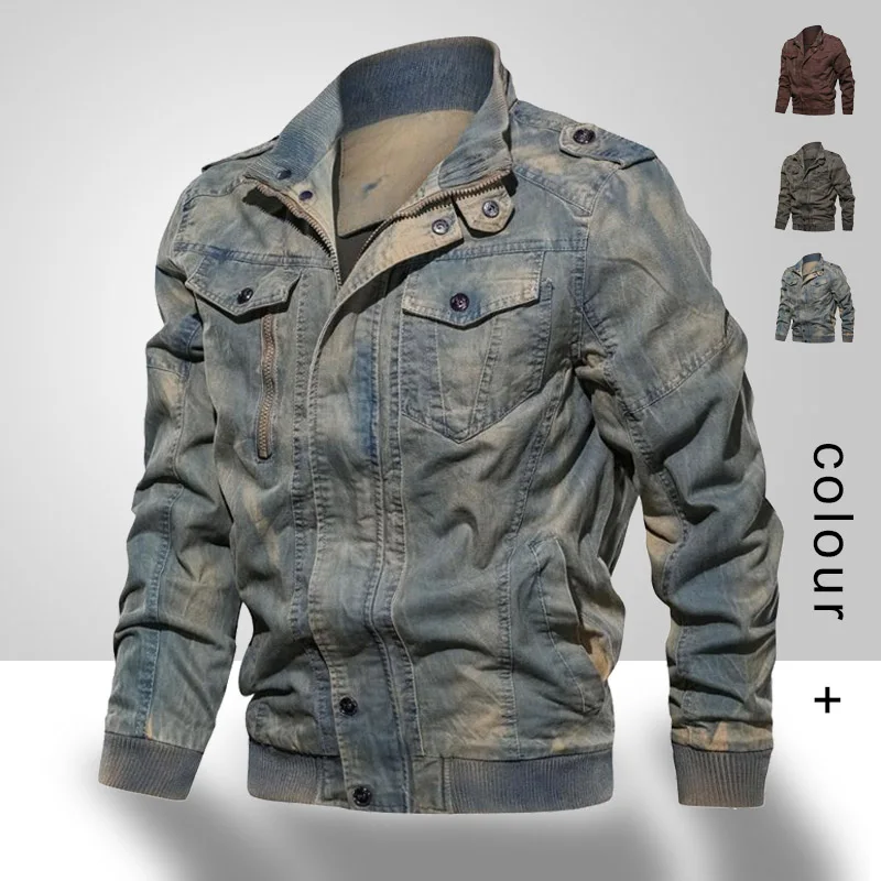 Men's Denim Jackets Brand Casual Pilot Bomber Coats Mens Jeans Jacket Male Retro Fashion Outerwear Coat Man 2022 Spring Autumn
Men's Denim Jackets Brand Casual Pilot Bomber Coats Mens Jeans Jacket Male Retro Fashion Outerwear Coat Man 2022 Spring Autumn
