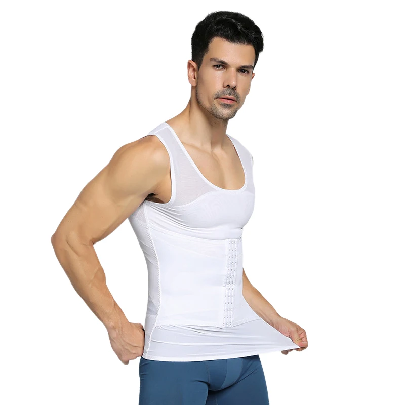 Breathable Mesh Men Vest Underwear Body Shaper Compression Tank Tops Adjustable Waist Trainer Corset Male Fitness Top
Breathable Mesh Men Vest Underwear Body Shaper Compression Tank Tops Adjustable Waist Trainer Corset Male Fitness Top