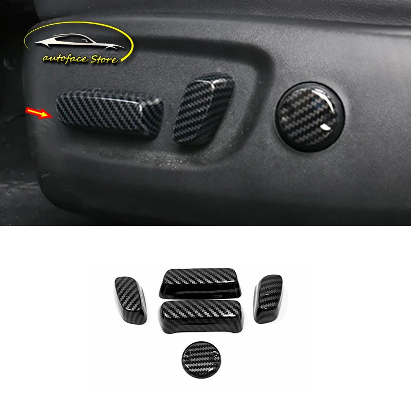 ABS Chrome/Carbon fibe For Toyota Highlander Kluger 2014-2018 Accessories Car Seat Adjustment Switch Cover Trim Stickers 5Pcs
ABS Chrome/Carbon fibe For Toyota Highlander Kluger 2014-2018 Accessories Car Seat Adjustment Switch Cover Trim Stickers 5Pcs