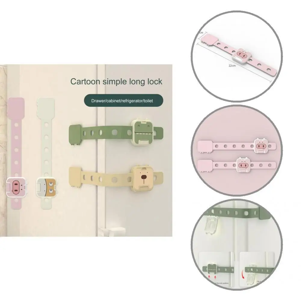 Wonderful Drawer Lock Smooth Edges ABS Child Lock No Drilling Required Cabinet Straps Lock
Wonderful Drawer Lock Smooth Edges ABS Child Lock No Drilling Required Cabinet Straps Lock