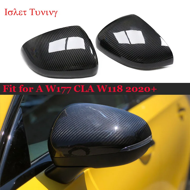 Add on Carbon Fiber W177 V177 Mirror Cover for Mercedes-benz A CLA class W177 W118 2018 2019 2020+
Add on Carbon Fiber W177 V177 Mirror Cover for Mercedes-benz A CLA class W177 W118 2018 2019 2020+