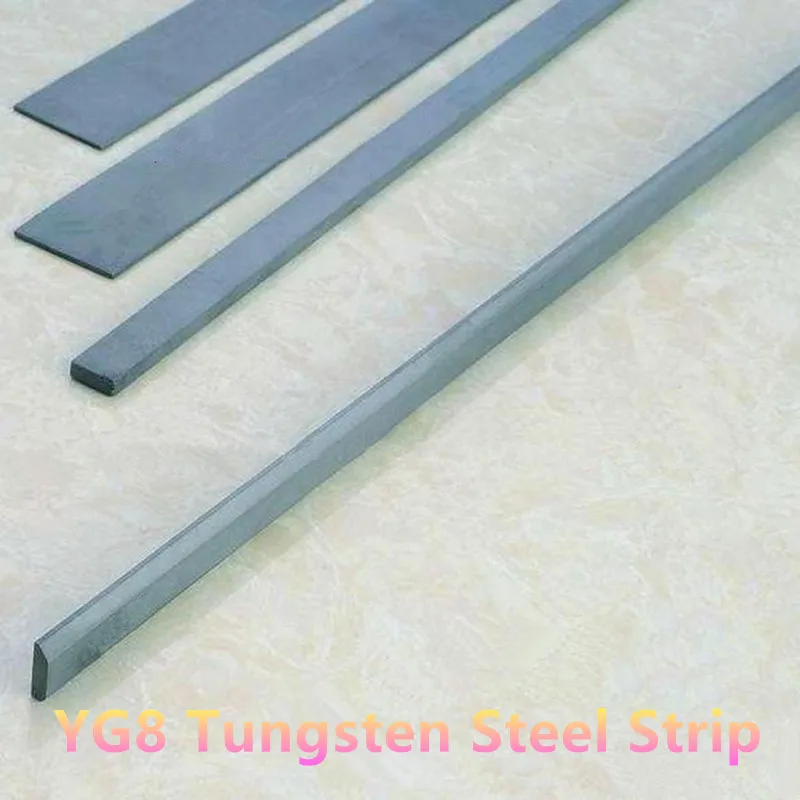 2/2.5mm Thick Hard Alloy Tungsten Steel Strip YG8 Wear-resistant Tungsten Steel Blade Flake Abrasive Sheet Material Customizable
2/2.5mm Thick Hard Alloy Tungsten Steel Strip YG8 Wear-resistant Tungsten Steel Blade Flake Abrasive Sheet Material Customizable