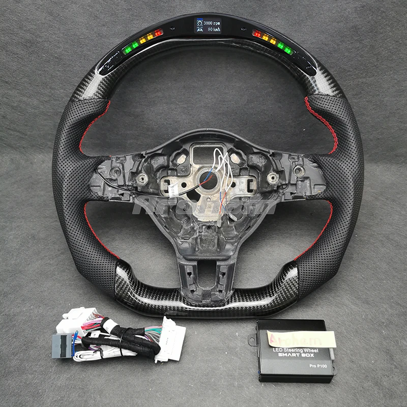 LED Racing Carbon Fiber Steering Wheel For Volkswagen Golf 6 GTI MK6 VW Polo GTI Scirocco R Passat CC R-Line 2010
LED Racing Carbon Fiber Steering Wheel For Volkswagen Golf 6 GTI MK6 VW Polo GTI Scirocco R Passat CC R-Line 2010