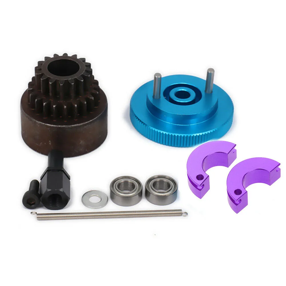 Clutch Flywheel Set (16T-21T gear, shoes clutch plate Spring , 2pin flywheel) for RC Nitro Car Parts
Clutch Flywheel Set (16T-21T gear, shoes clutch plate Spring , 2pin flywheel) for RC Nitro Car Parts