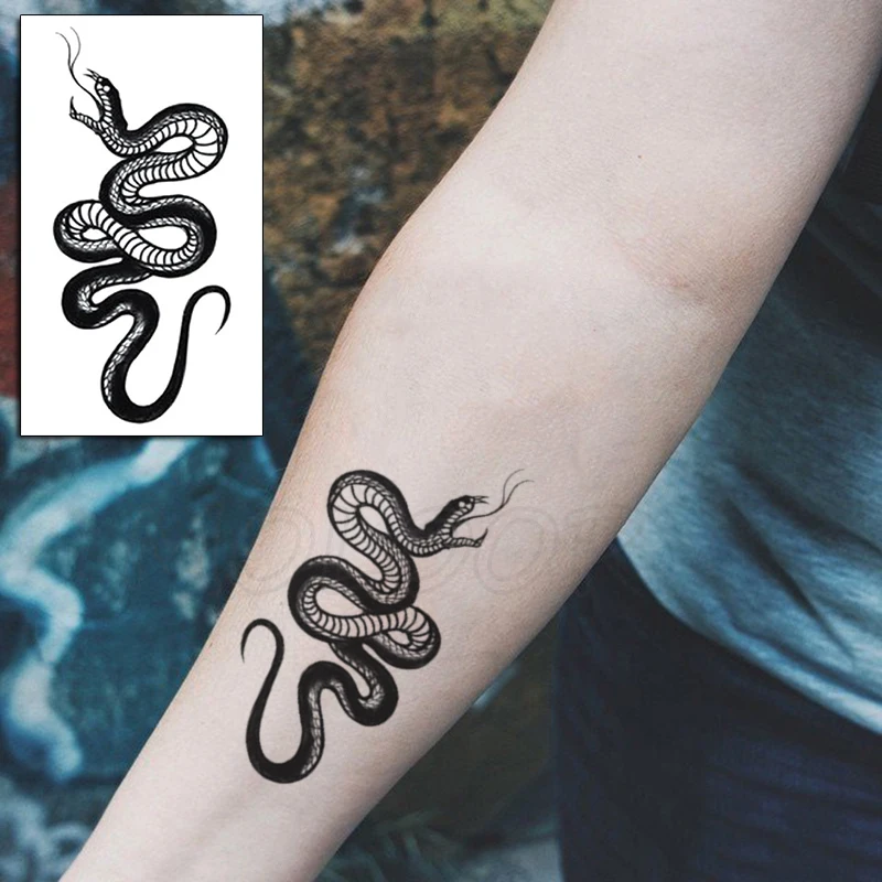 Temporary Tattoo Stickers Black Snake Wolf Fox Gun Knife Totem Fake Tattoos Waterproof Tatoos Arm Belly Small Size for Women Men
Temporary Tattoo Stickers Black Snake Wolf Fox Gun Knife Totem Fake Tattoos Waterproof Tatoos Arm Belly Small Size for Women Men