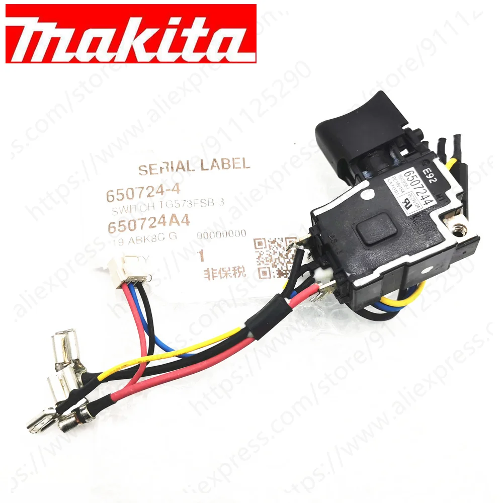 Switch for Makita BHP458 BHP448 BDF458 BDF448 DHP448 DHP458 DDF458 DDF448 DF448D 6506824 6507244
Switch for Makita BHP458 BHP448 BDF458 BDF448 DHP448 DHP458 DDF458 DDF448 DF448D 6506824 6507244