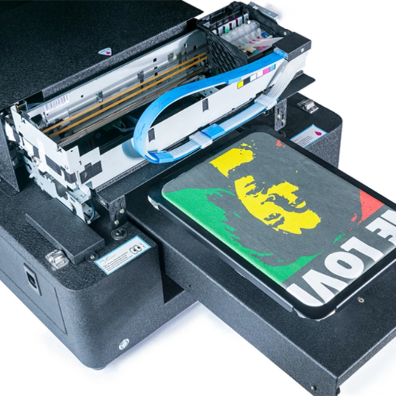 High Quality Digital Ribbon Printing Machine Socks With A4 Size DTG T-shirt Printer
High Quality Digital Ribbon Printing Machine Socks With A4 Size DTG T-shirt Printer