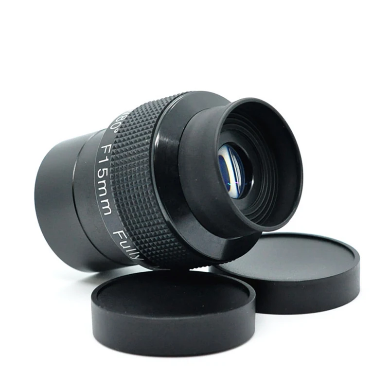 Powerful 15mm Super Wide Angle Astronomical Telescope Accessories Single Cylinder Eyepiece Aluminum Alloy Body Rubber Eye Mask
Powerful 15mm Super Wide Angle Astronomical Telescope Accessories Single Cylinder Eyepiece Aluminum Alloy Body Rubber Eye Mask