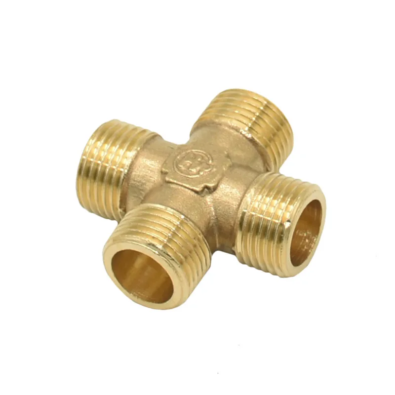 Male 1/2"Cross Connector Brass 4-way Water Splitter Threaded connector Pipe Fittings 10Pcs
Male 1/2"Cross Connector Brass 4-way Water Splitter Threaded connector Pipe Fittings 10Pcs