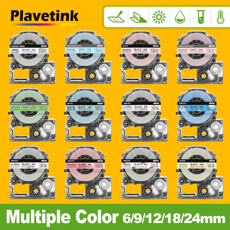 Plavetink 9/12/18mm SS12KW LC-4WBN совместимая лента Epson LabelWorks LK стандартная черная на белая для принтера этикеток
Plavetink 9/12/18mm SS12KW LC-4WBN совместимая лента Epson LabelWorks LK стандартная черная на белая для принтера этикеток