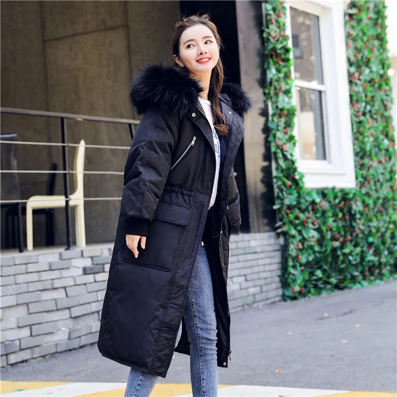 Women Jacket Korean Down Thick Long Coat Big Fur Collar Jackets for Women Winter 2023 Womens Coats Chaqueta Mujer KJ404
Women Jacket Korean Down Thick Long Coat Big Fur Collar Jackets for Women Winter 2023 Womens Coats Chaqueta Mujer KJ404