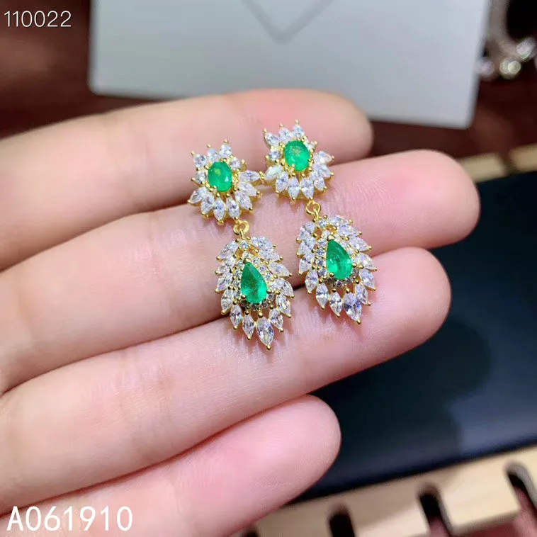 KJJEAXCMY boutique jewelry 925 sterling silver inlaid Natural Emerald ladies earrings support detection classic trendy
KJJEAXCMY boutique jewelry 925 sterling silver inlaid Natural Emerald ladies earrings support detection classic trendy