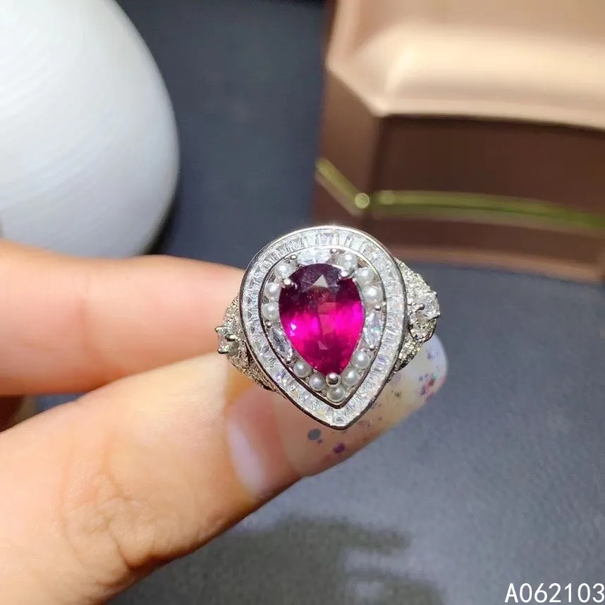 KJJEAXCMY fine jewelry 925 sterling silver inlaid Natural garnet Women's classic vintage pearl water drop gem adjustable ring su
KJJEAXCMY fine jewelry 925 sterling silver inlaid Natural garnet Women's classic vintage pearl water drop gem adjustable ring su