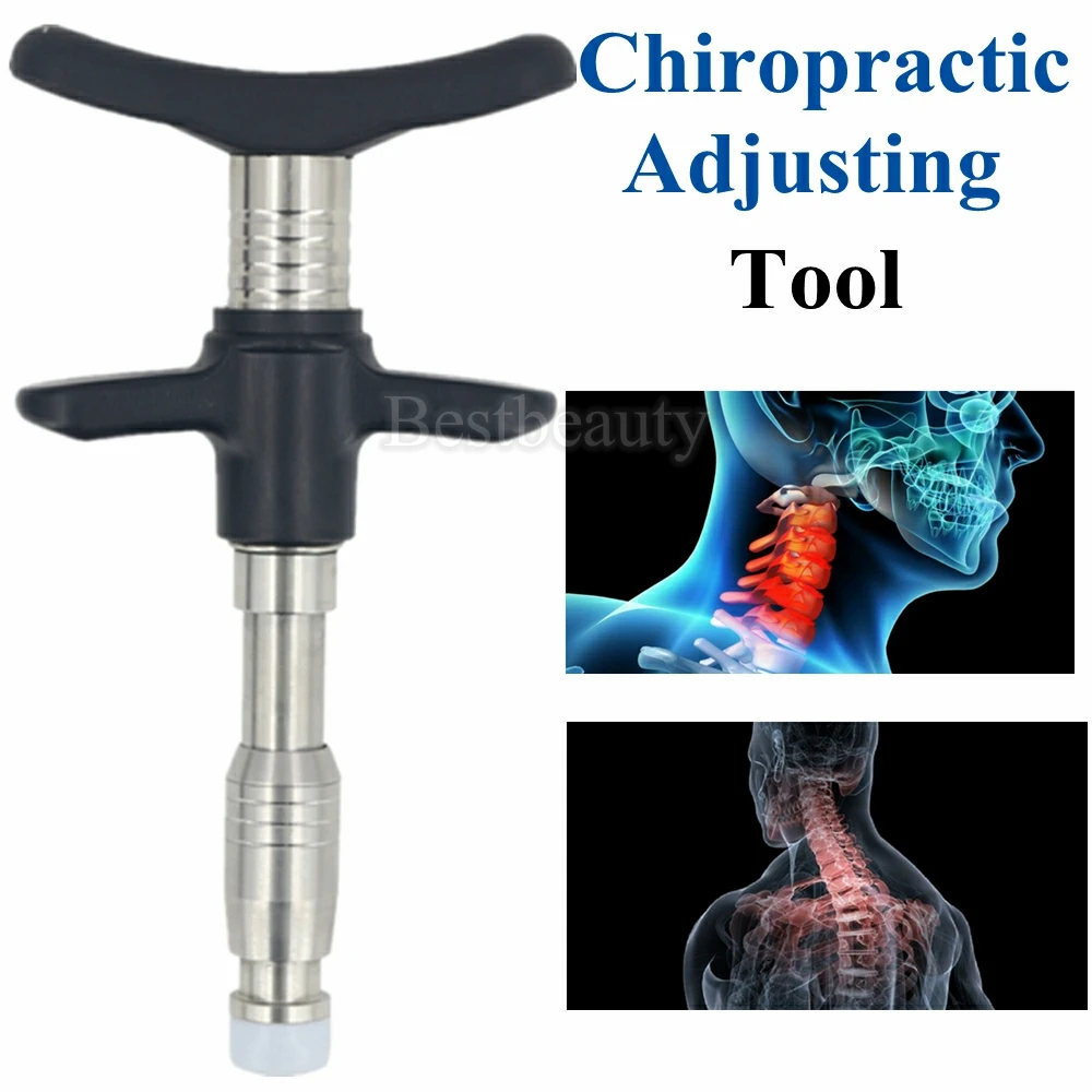300N Manual Chiropractic Adjusting Gun Spine Correction Chiropractic Tools For Relief Pain body Massager Stainless Steel
300N Manual Chiropractic Adjusting Gun Spine Correction Chiropractic Tools For Relief Pain body Massager Stainless Steel