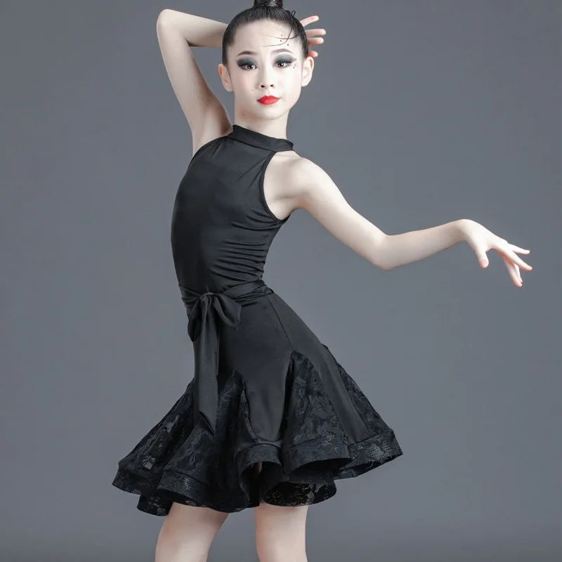 Latin Dance Dress for Ballroom Dancing Tassels Cha Cha Costume for Girl Black Lace Tango Fringe Dress Professional Dance Costume
Latin Dance Dress for Ballroom Dancing Tassels Cha Cha Costume for Girl Black Lace Tango Fringe Dress Professional Dance Costume