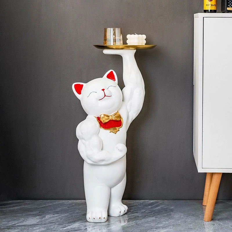 Fortune Cat Living Room Tray Decoration Large Floor Coffee Table Light Luxury Simple Modern TV Cabinet Sofa Ornament Home Dector
Fortune Cat Living Room Tray Decoration Large Floor Coffee Table Light Luxury Simple Modern TV Cabinet Sofa Ornament Home Dector