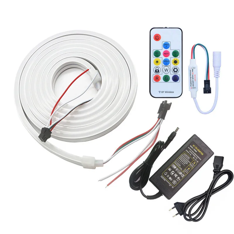 WS2812B Flexible LED Strip Neon Light WS2812 Individually Addressable Pixel Smart Lamp Garden Square Outdoor Holiday Lighting
WS2812B Flexible LED Strip Neon Light WS2812 Individually Addressable Pixel Smart Lamp Garden Square Outdoor Holiday Lighting
