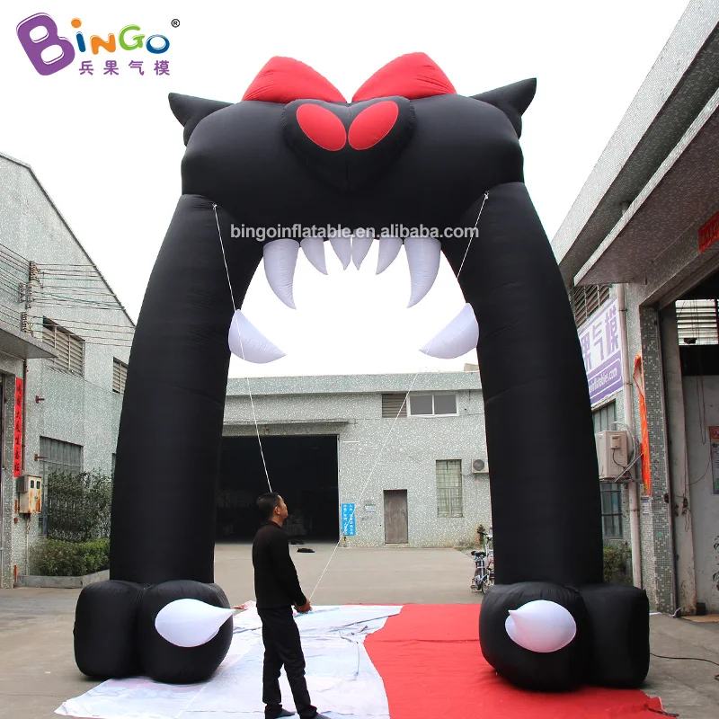 5x6 Meters Inflatable Black Cat Arch 20 Feet High Halloween Archway for Decoration
5x6 Meters Inflatable Black Cat Arch 20 Feet High Halloween Archway for Decoration