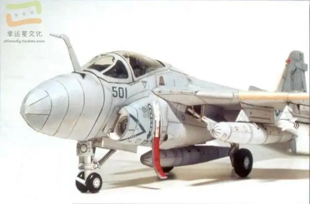 A6E Intruder Shipborne Attack Aircraft Military 3D Paper Model DIY Handmade Mold Decoration Toy
A6E Intruder Shipborne Attack Aircraft Military 3D Paper Model DIY Handmade Mold Decoration Toy