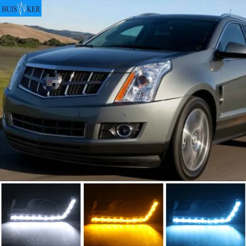 LED Daytime Running Light for Cadillac SRX 2 2012-2016 LED DRL with Yellow Turning Lights Chrome Fog Lamp Cover
LED Daytime Running Light for Cadillac SRX 2 2012-2016 LED DRL with Yellow Turning Lights Chrome Fog Lamp Cover