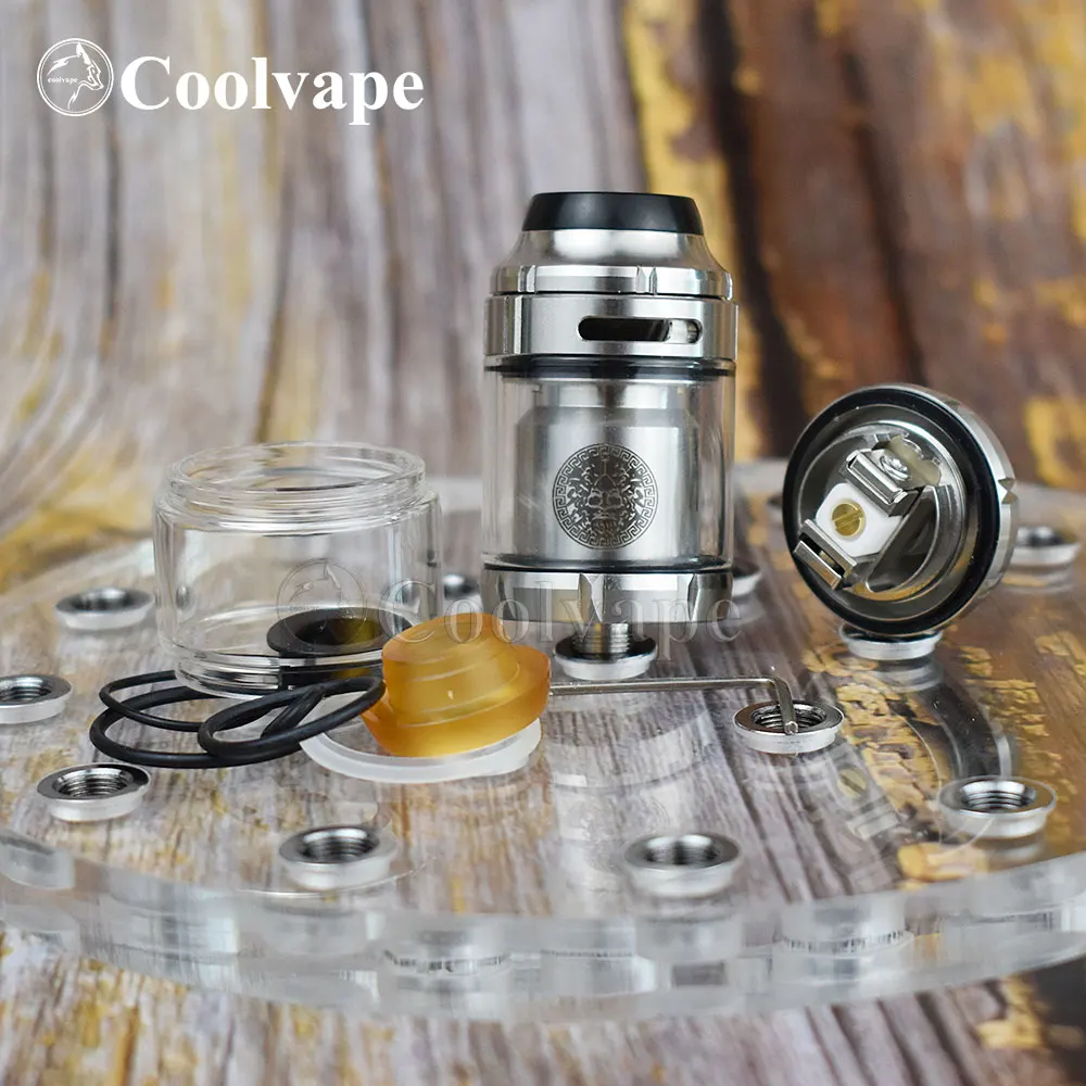 coolvape Zeus RTA 3.5ml/4.5ml Base Zeus mesh RTA tank Deck Dual Coil 316ss Vape Tank RTA Vaper atomizer
coolvape Zeus RTA 3.5ml/4.5ml Base Zeus mesh RTA tank Deck Dual Coil 316ss Vape Tank RTA Vaper atomizer