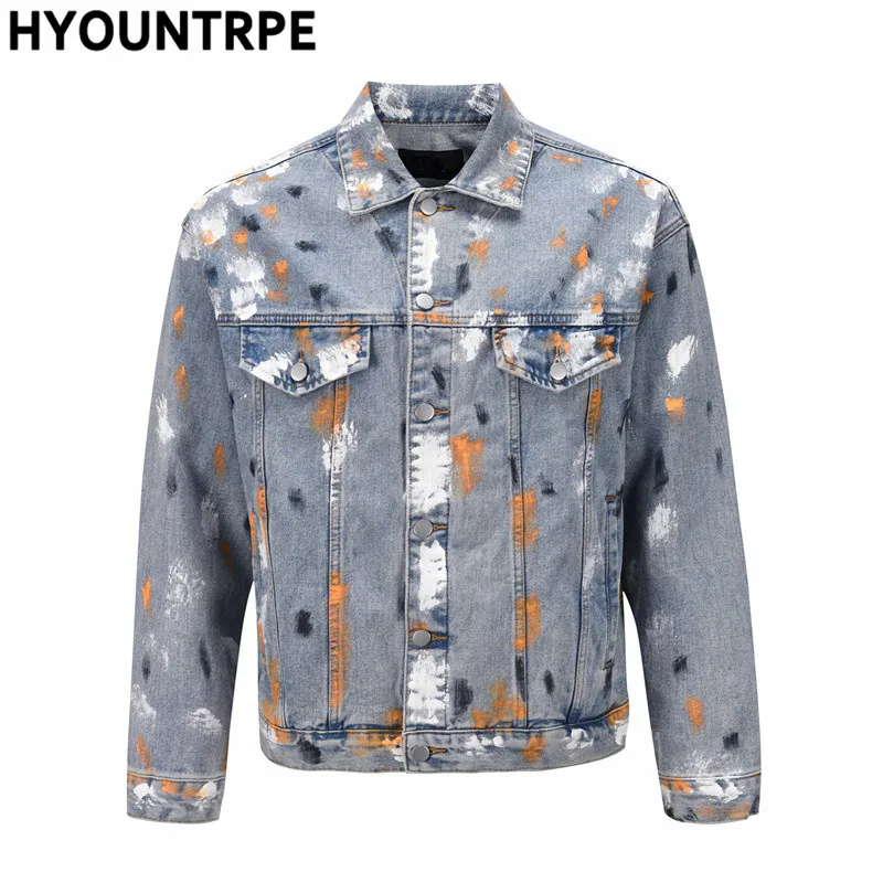 Mens Hip Hop Graffiti Denim Jean Jackest and Coats New Fashion Streetwear Retro Vintage Parka Harajuku Jacket Coat Hipster New
Mens Hip Hop Graffiti Denim Jean Jackest and Coats New Fashion Streetwear Retro Vintage Parka Harajuku Jacket Coat Hipster New