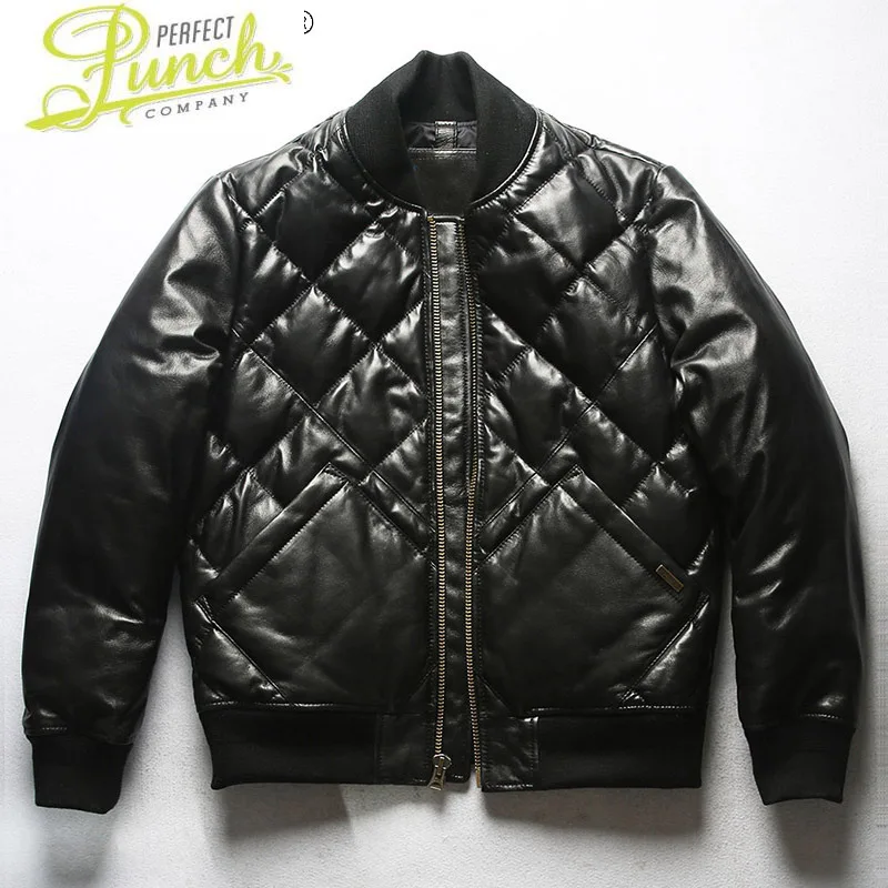 Down Men's Jacket Men Clothing Genuine Sheepskin Leather Jackets Winter Clothes Mens Thick Coat Chaquetas Hombre LXR924
Down Men's Jacket Men Clothing Genuine Sheepskin Leather Jackets Winter Clothes Mens Thick Coat Chaquetas Hombre LXR924
