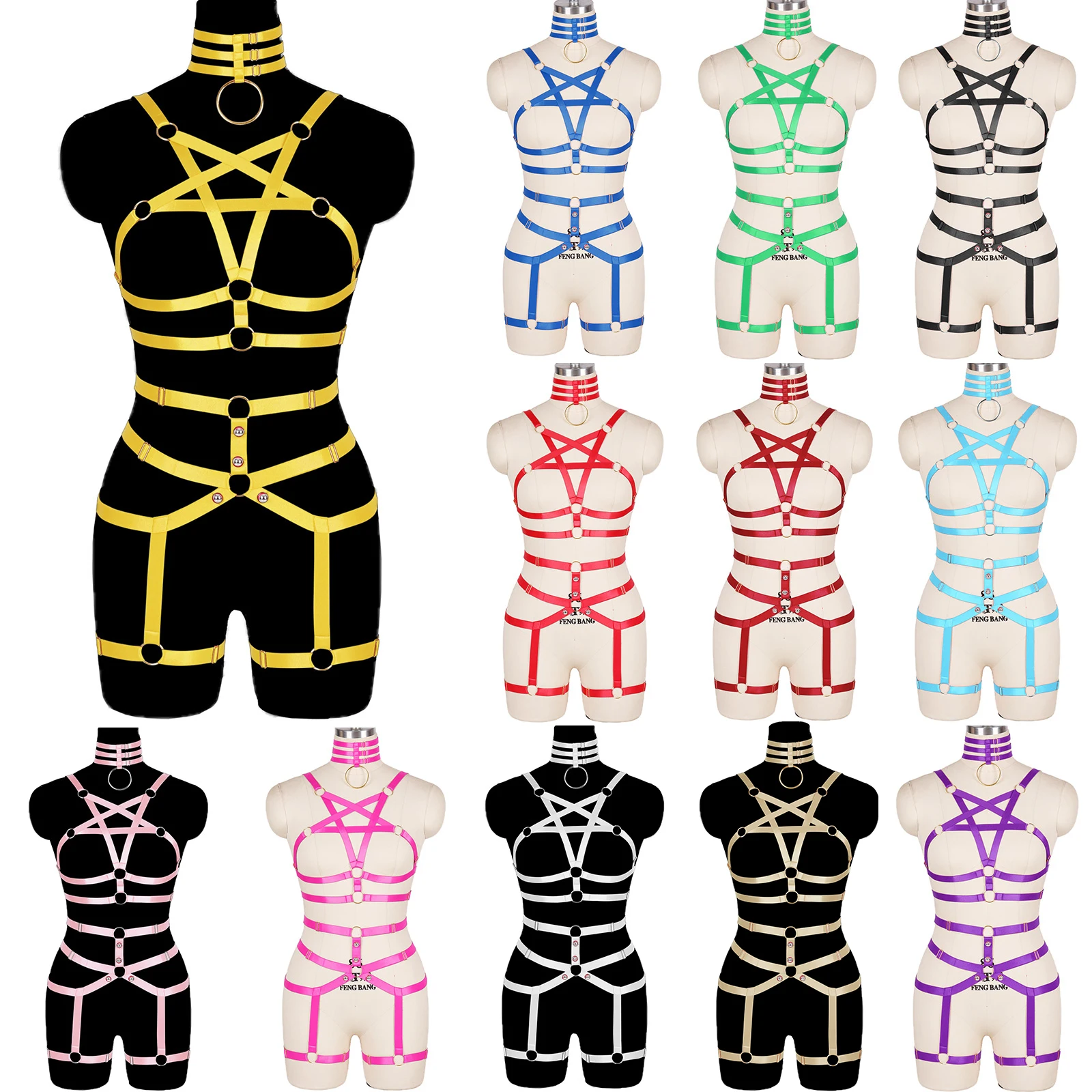 Harness Fashion Punk Sexy Lingerie Garter Suit Party Club Wear Erotic Lingerie Sexy Women's Underwear Goth Body Stocking Belt
Harness Fashion Punk Sexy Lingerie Garter Suit Party Club Wear Erotic Lingerie Sexy Women's Underwear Goth Body Stocking Belt