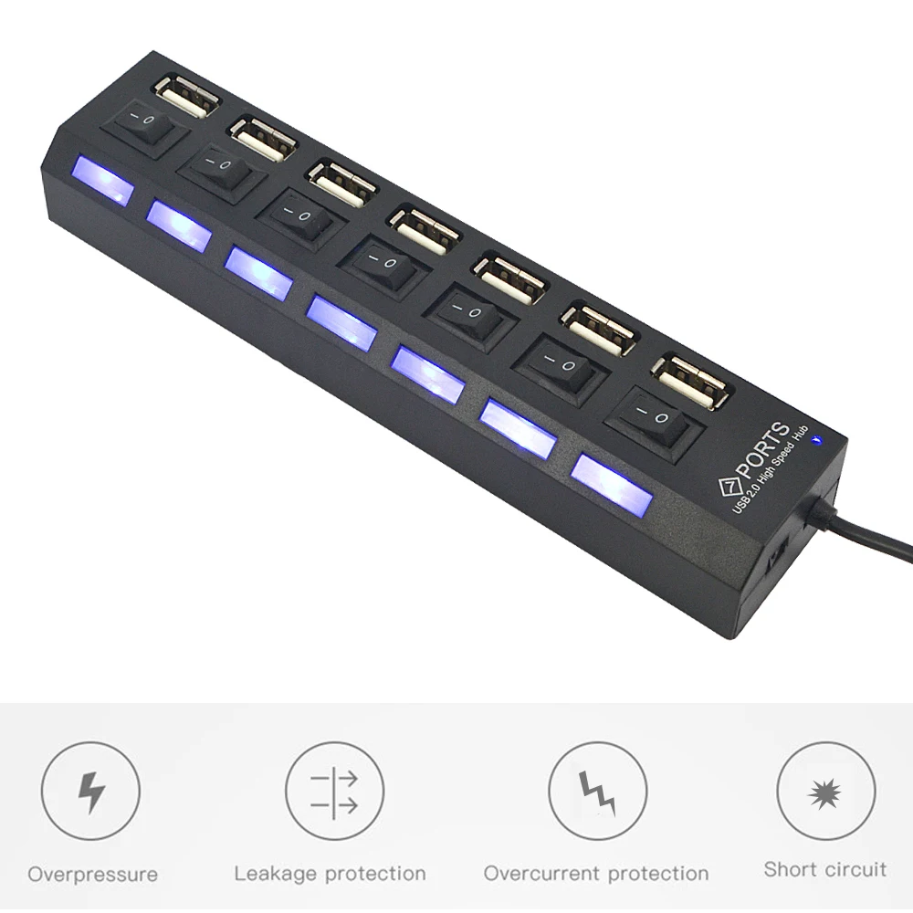USB-концентратор HUB2.0, USB-разветвитель, USB 2,0, USB, 4/ 7 портов, многопортовый концентратор, аксессуары для ПК с адаптером питания для компьютера
USB-концентратор HUB2.0, USB-разветвитель, USB 2,0, USB, 4/ 7 портов, многопортовый концентратор, аксессуары для ПК с адаптером питания для компьютера