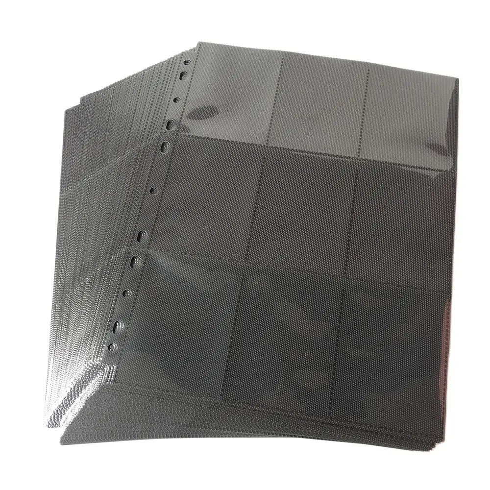 50 pages/Lot, 900 Pockets Top Insert Black Card Pages For Starndard Board Game Cards Top Loading Card Collection Pages
50 pages/Lot, 900 Pockets Top Insert Black Card Pages For Starndard Board Game Cards Top Loading Card Collection Pages
