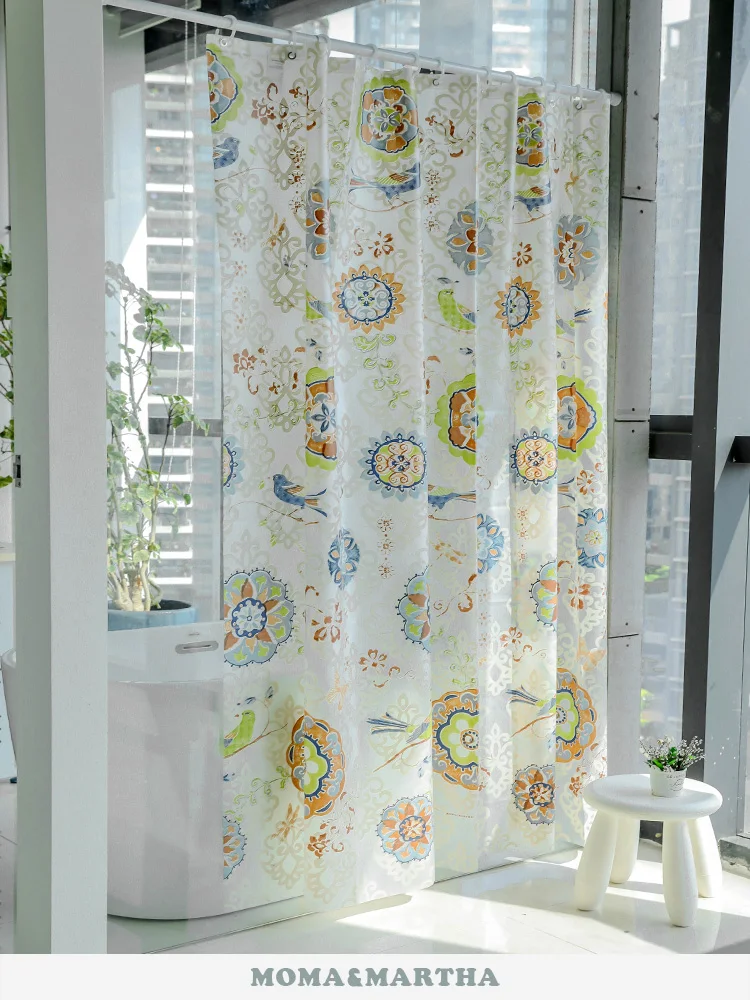 EVA Shower Curtain with Exquisite Flower Pattern, Waterproof, American Retro, Eco-friendly, Large Size, W240xH200cm
EVA Shower Curtain with Exquisite Flower Pattern, Waterproof, American Retro, Eco-friendly, Large Size, W240xH200cm