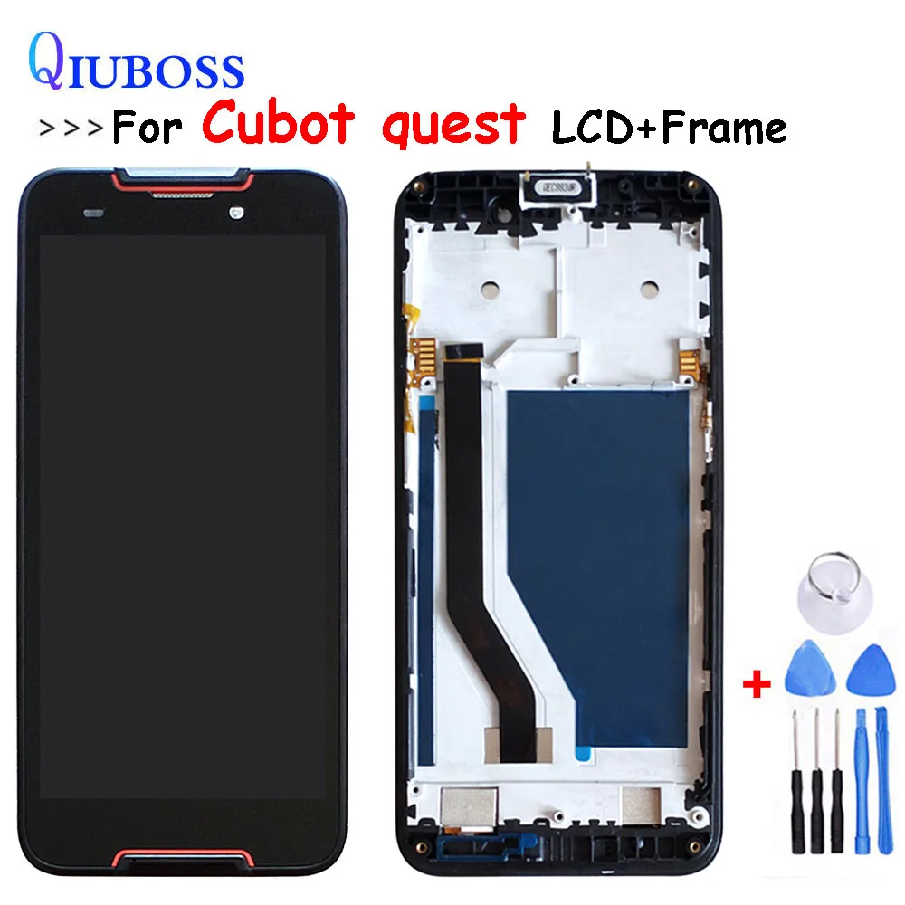 5.5'' For Cubot Quest LCD Display and Touch Screen Assembly With Tools +Adhesive For Cubot Quest Phone With Frame
5.5'' For Cubot Quest LCD Display and Touch Screen Assembly With Tools +Adhesive For Cubot Quest Phone With Frame
